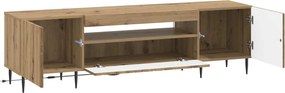 vidaXL Ντουλάπα LED Τηλεόρασης Artisan Δρυς Επεξεργασμένο Ξύλο