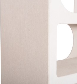 ΒΙΒΛΙΟΘΗΚΗ ΣΕΙΡΑ SANTORINI HM18062 MDF ΣΕ ΥΠΟΛΕΥΚΟ ΧΡΩΜΑ 80x38x180Yεκ.