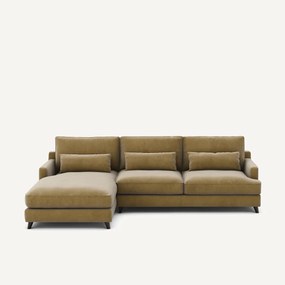 Γωνιακός καναπές από βελούδο, Alwine