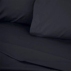 Σεντόνι Tonne Cotton Box Μονό (180x240) χρώμα μαύρο