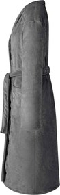 vidaXL Ρόμπα χωρίς Κουκούλα Σκούρο Γκρι l Φανέλα