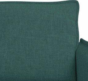 vidaXL Καναπές 2 pcs Σκούρο Πράσινο