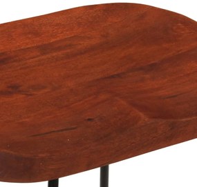 vidaXL Σκαμπό Μπαρ Gavin 2 τεμ. 50x40x78 εκ. από Μασίφ Ξύλο Μάνγκο
