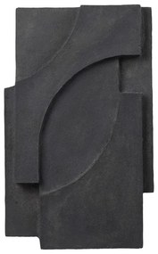 Γλυπτό τοίχου, Serif Relief, 68XL42X6CM, Σκούρο Γκρι Cotton Pulp  KRISTINA DAM studio