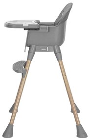 Καρεκλάκι φαγητού Vanilla 3in1 Grey Leather 10100572506 Lorelli
