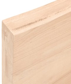 vidaXL Ράφι Τοίχου 40x30x(2-6) εκ. από Ακατέργαστο Μασίφ Ξύλο Δρυός