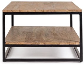 Τραπέζι σαλονιού Nartan Μασίφ Ξύλο/Μεταλλικό 118x60x40 εκ.