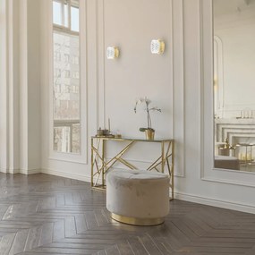 LED Απλίκα Τοίχου Elegance Ø17cm 9W Χρυσό