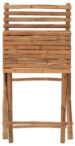 Καρέκλα κήπου Nixon pakoworld πτυσσόμενη bamboo φυσικό