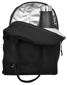 Τσάντα Φαγητού My Cool Bag Ισοθερμική Midnight Black 7Lt - Estia