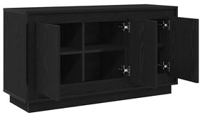 vidaXL Μπουφές Μαύρη δρυς 102 x 35 x 55 εκ. Επεξεργασμένο ξύλο