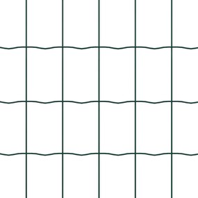 vidaXL Τεντώτο με στήριγμα Πράσινο 0,4 x 10 μ Χάλυβας και PVC