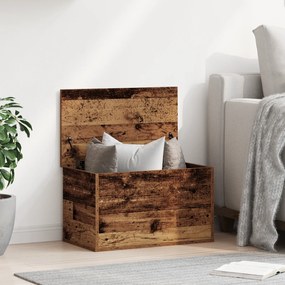 vidaXL Κουτί Αποθήκευσης από Παλιό Ξύλο 60x35x35 εκ.