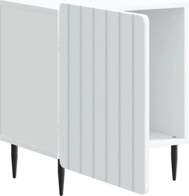 vidaXL Κομοδίνο Λευκό 43 x 34,5 x 52 εκ Επεξεργασμένο Ξύλο