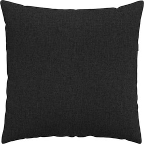 vidaXL Μαξιλάρι Καναπέ 2 pcs Μαύρο 60 x 60 cm ύφασμα