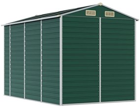 vidaXL Αποθήκη Κήπου Πράσινη 191 x 300 x 198 εκ. από Γαλβανισμένο Ατσάλι