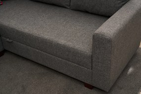 Corner Sofa-Bed Aly Right - Grey Grey