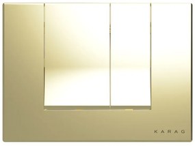 Karag A227-007 Alinda Πλακέτα Καζανακίου Διπλής Λειτουργίας Gold Matt