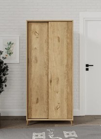 Stewehome Ντουλάπι Παπουτσιών με Συρόμενες Πόρτες Ευρύχωρο και Μοντέρνο 80x40x170 cm