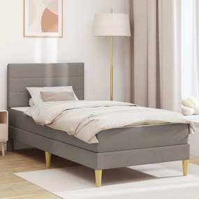 vidaXL Σκελετός Κρεβατιού Taupe 100 x 200 cm Πολυεστέρας