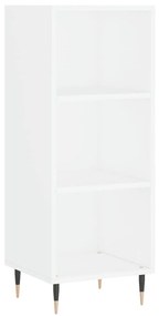 vidaXL Ντουλάπι Λευκό 34,5x32,5x90 εκ. Επεξεργασμένο Ξύλο