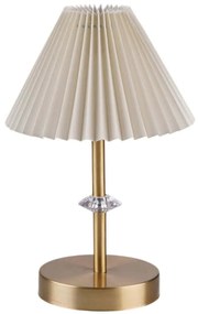 Φωτιστικό Επιτραπέζιο 534LUN6529 Φ23x38cm 1xE27 40W Cream-Gold Opviq