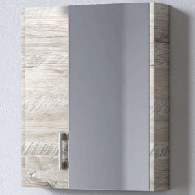 Καθρέπτης Μπάνιου Με Ντουλάπι Savina 3MSA055NO0W 51x14x65cm Natural Oak Μελαμίνη