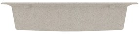 vidaXL νιπτήρας κουζίνας  μπεζ 790x500x193 εκ. Γρανίτης