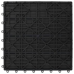 vidaXL Συνθετικό Πλακάκι WPC 30x30cm 11τμχ 1m2 Γκρι