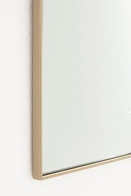 Καθρέφτης Τοίχου Universe Ορθογώνιος Μεταλλικός Χρυσός 80x1,5x170 εκ.