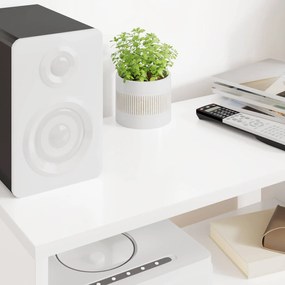 vidaXL Ντουλάπι TV Λευκό 60 x 30 x 40 εκ. Επεξεργασμένο ξύλο