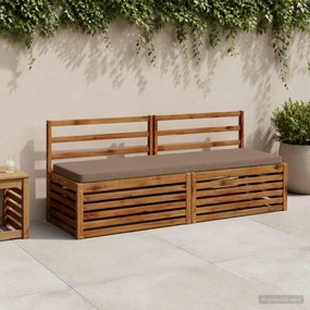 vidaXL Μαξιλάρι Πάγκου 1 Τεμαχίου VUGHT 100% Πολυεστέρας Taupe