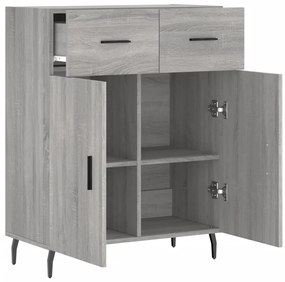 vidaXL Ντουλάπι Γκρι Sonoma 69,5 x 34 x 90 εκ. από Επεξεργασμένο Ξύλο