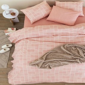 Σεντόνια FL6250 (Σετ 4τμχ) Coral Palamaiki Υπέρδιπλo 240x260cm 100% Cotton