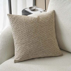 Διακοσμητική Μαξιλαροθήκη (50x50) Gofis Home Ondine Beige 184/06