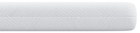 vidaXL Στρώματα Λευκό 90 x 190 cm 100% ύφασμα πολυεστέρα με τζακάρ