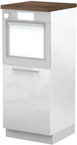 Επιδαπέδιο ντουλάπι φούρνου ψηλό Raval K14-60-1KR-Λευκό γυαλιστερό - 60.00Χ60.00Χ148.00cm