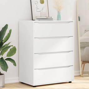 VidaXL Ντουλάπες Αποθήκευσης 80 x 48 x 105 εκ Επεξεργασμένο Ξύλο Λευκό