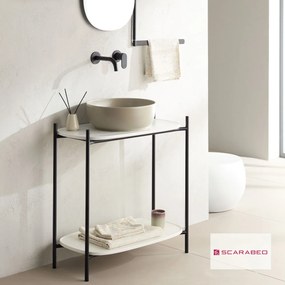 Scarabeo Laila 75 Shelf White - Βάση για νιπτήρα - Δεξιά