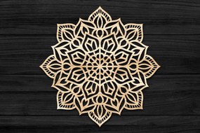 Intra απο ξύλο plywood 3mm-4mm πάχος Τρισδιάστατη Mandala Δίασταση 30x30 cm INTRAFABR-69576815