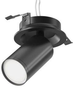 Χωνευτό Σποτ Οροφής FOCUS S GU10 IP20 Φ5,2 MAYTONI-C048CL-U-1B-Μαύρο C048CL-U-1B