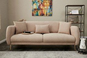 3-Seat Sofa-Bed Simena - Beige Beige
Gold