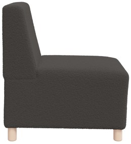 vidaXL Καθίσμα Σαλονιού 2 pcs Σκούρο γκρι 55 x 74 x 82 εκ. Βελούδο