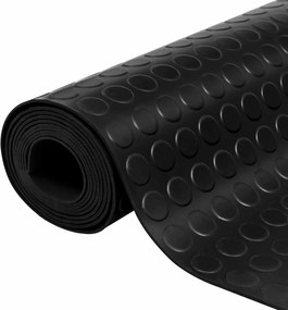 vidaXL Μάτ δαπέδου Μαύρο 1,5 x 4 m Λάστιχο