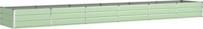 vidaXL Γλάστρα Παστέλ Πράσινο 580 x 100 x 45 εκ Επικαλυμμένος Χάλυβας