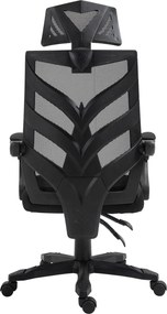 BF2980 Πολυθρόνα Γραφείου Διευθυντή, Mesh Μαύρο   1τμχ