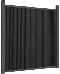 vidaXL Πάνελ Περίφραξης Γκρι 1564 x 186 εκ. από WPC