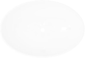 Νιπτήρας Οβάλ Πολυτελής Λευκός 40 x 33 εκ. Κεραμικός - Λευκό