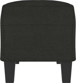 vidaXL Πάγκος Μαύρος 100x35x41 εκ. Υφασμάτινος