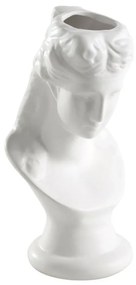Βάζο Κεραμικό Πρόσωπο Felicien 421002 9x17cm White Eglo Κεραμικό